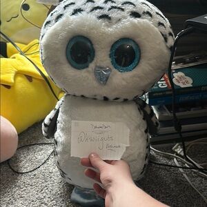 Large TY Beanie Boo Owl Plush